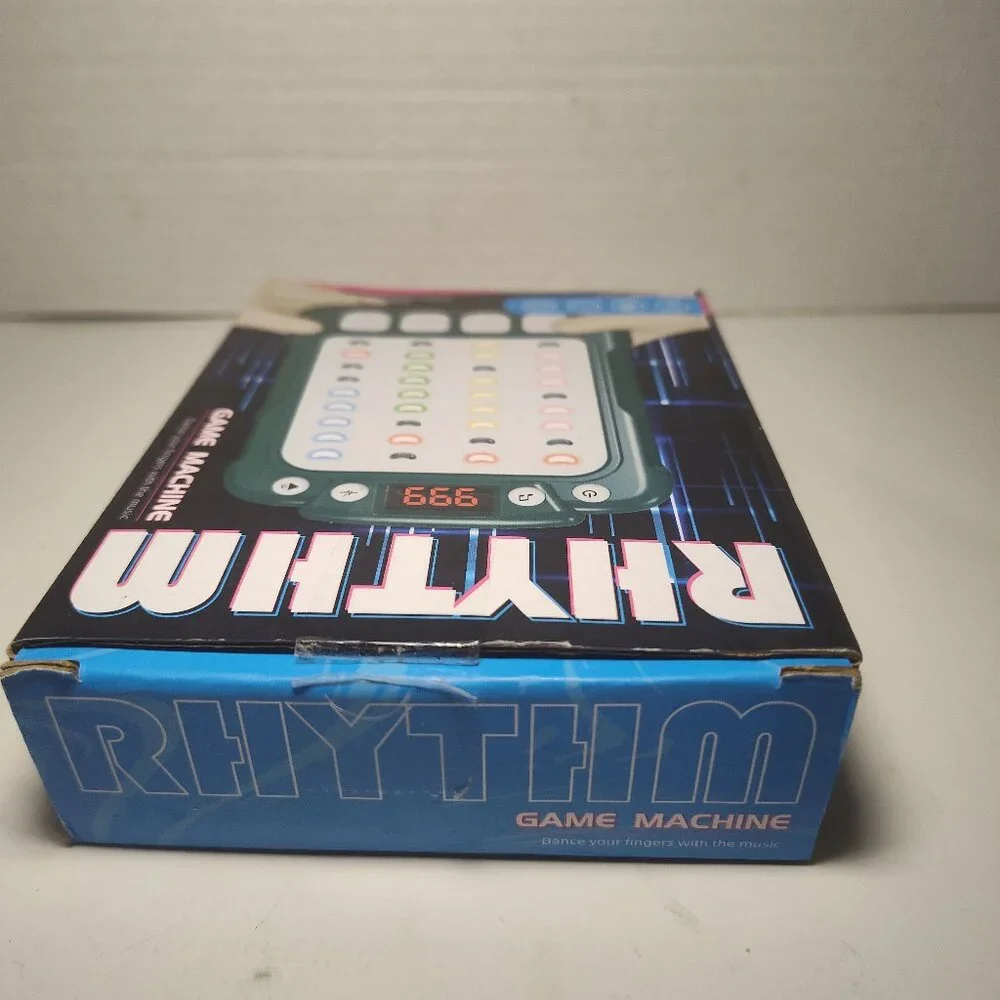 Rhythm LED Lights Drop Press Down Dynamic Intelligent Music Game Machine GREEN